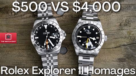 rolex explorer vs steinhart